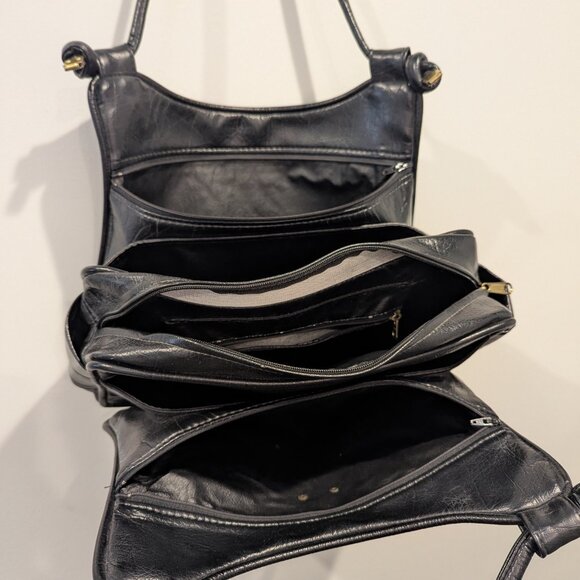 FS ORIGINAL VINTAGE BAG - BLACK WITH GOLD DETAILS - Picture 11 of 13